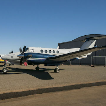 105121068 - aeroplanes in the outback, broken hill, new south wales, australia